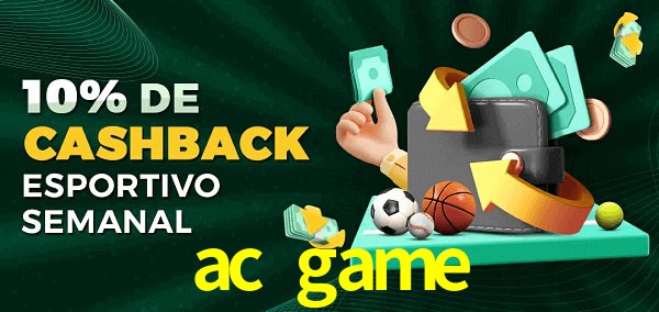 10% de bônus de cashback na ac game