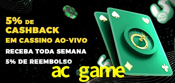 Promoções do cassino ao Vivo ac game
